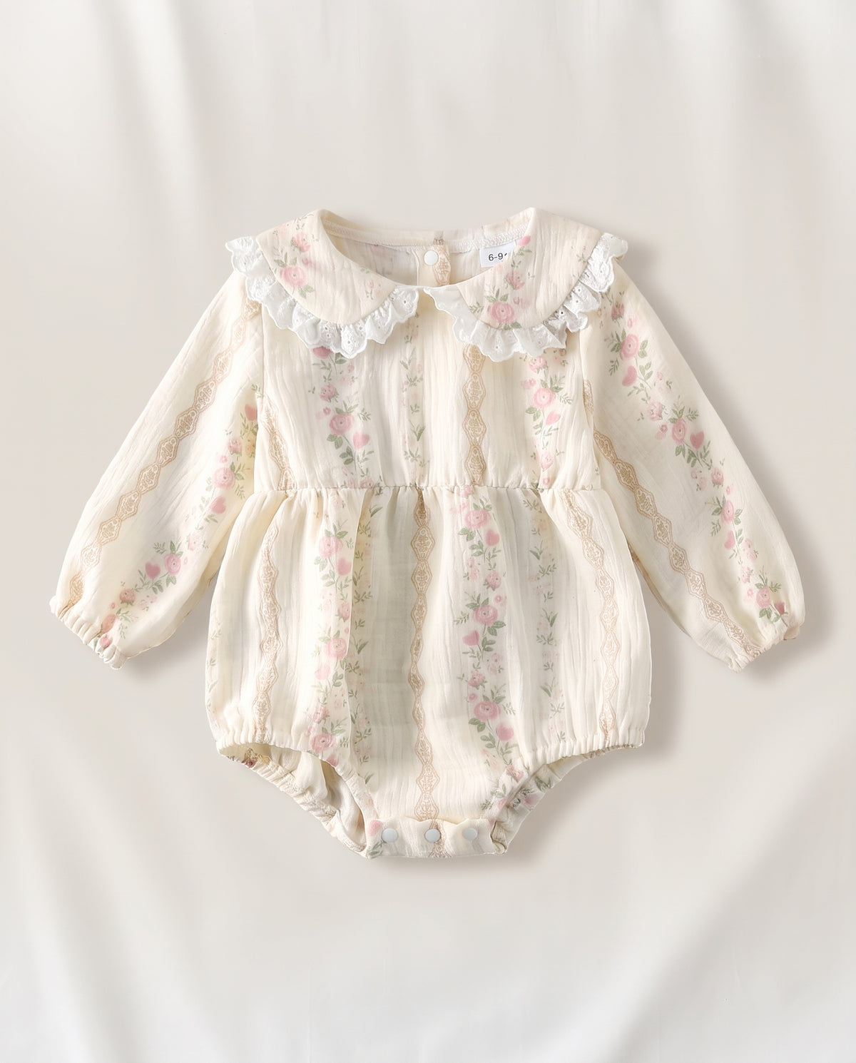 Floral Ruffle Collar Romper – Le Cocon d'Or